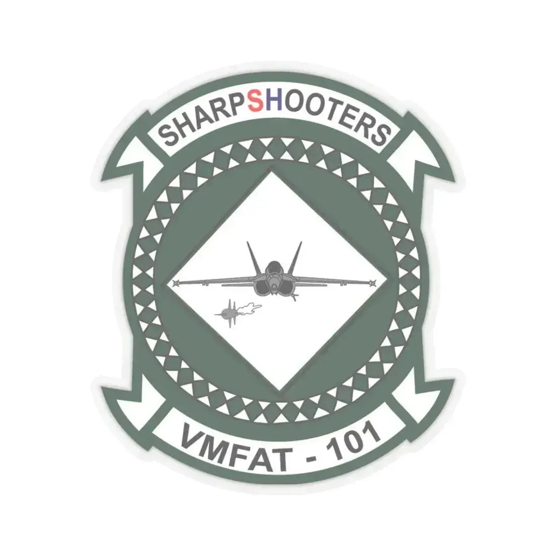 Marine Fighter Attack Training Squadron 101 VMFAT 101 (USMC) STICKER Vinyl Kiss-Cut Decal 3 Inch Transparent - The Sticker Space