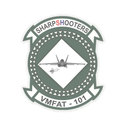 Marine Fighter Attack Training Squadron 101 VMFAT 101 (USMC) STICKER Vinyl Kiss-Cut Decal 3 Inch Transparent - The Sticker Space