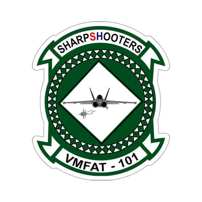 Marine Fighter Attack Training Squadron 101 VMFAT 101 (USMC) STICKER Vinyl Kiss-Cut Decal 3 Inch White - The Sticker Space