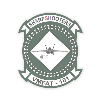 Marine Fighter Attack Training Squadron 101 VMFAT 101 (USMC) STICKER Vinyl Kiss-Cut Decal 4 Inch Transparent - The Sticker Space