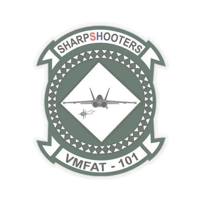 Marine Fighter Attack Training Squadron 101 VMFAT 101 (USMC) STICKER Vinyl Kiss-Cut Decal 6 Inch Transparent - The Sticker Space