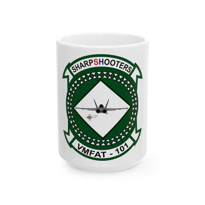 Marine Fighter Attack Training Squadron 101 VMFAT 101 (USMC) White Coffee Mug-15oz-The Sticker Space