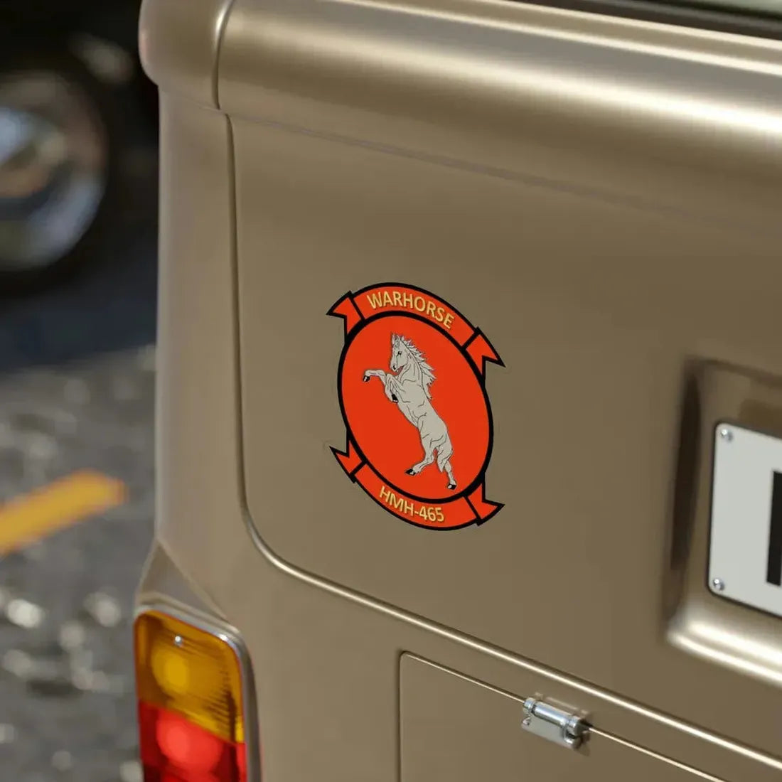 Marine Heavy Helicopter Squadron 465 HMH 465 (USMC) Transparent STICKER Die-Cut Vinyl Decal - The Sticker Space