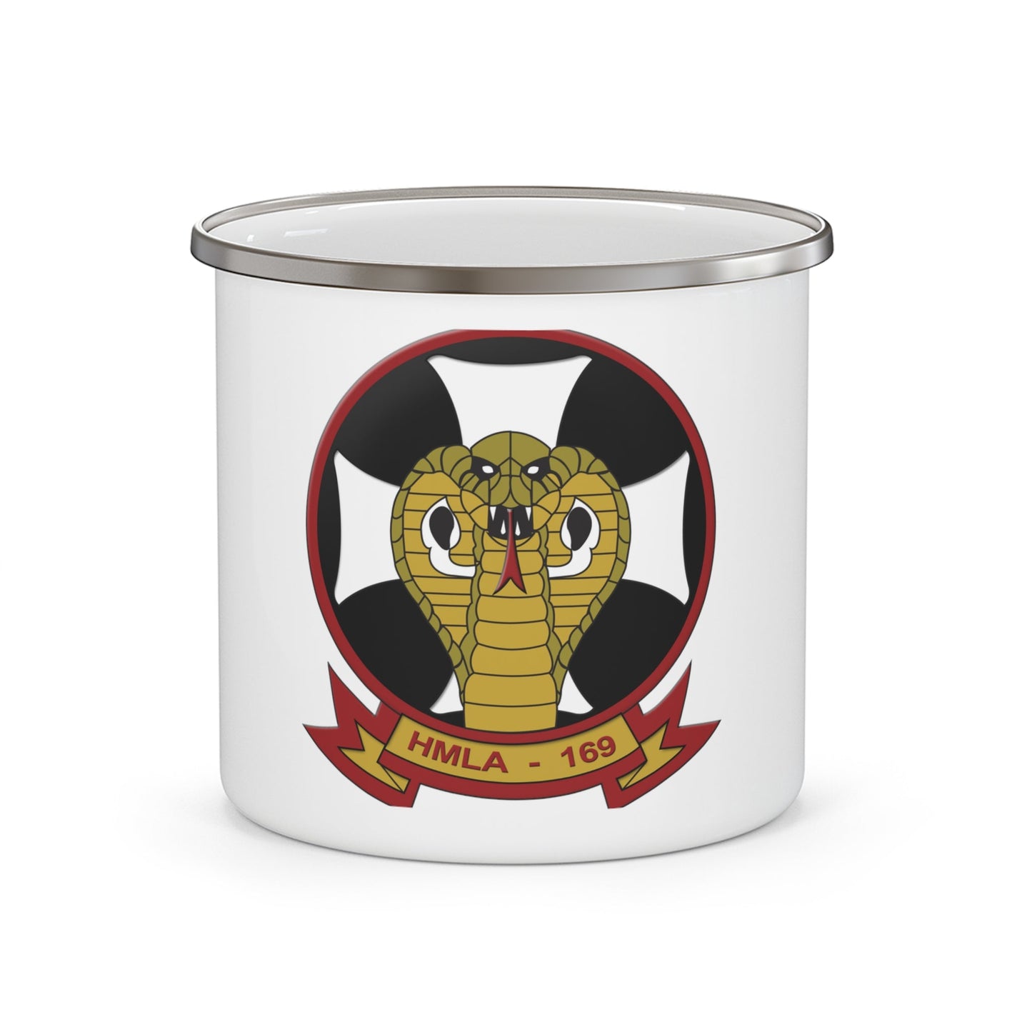 Marine Light Attack Helicopter Squadron 169 HMLA 169 (USMC) Enamel Mug-12oz-The Sticker Space