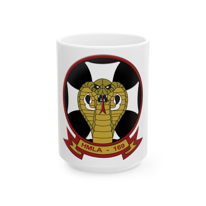 Marine Light Attack Helicopter Squadron 169 HMLA 169 (USMC) White Coffee Mug-15oz-The Sticker Space