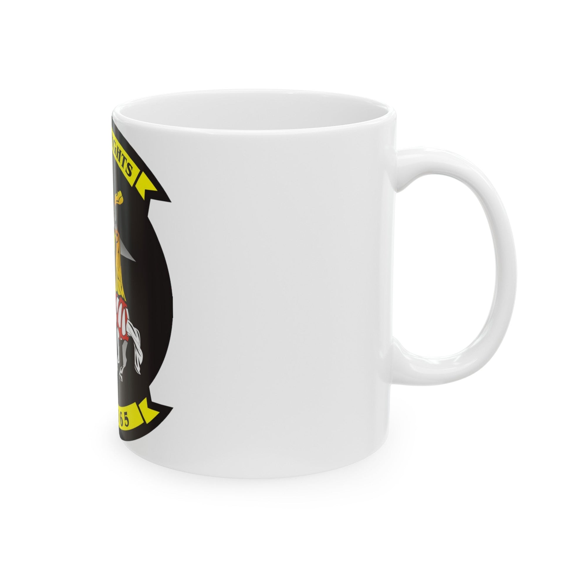 Marine Medium Tilt Rotor Squadron 165 VMM 165 (USMC) White Coffee Mug-The Sticker Space