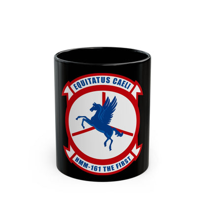 Marine Medium Tiltrotor Squadron 161 VMM 161 (USMC) Black Coffee Mug-11oz-The Sticker Space