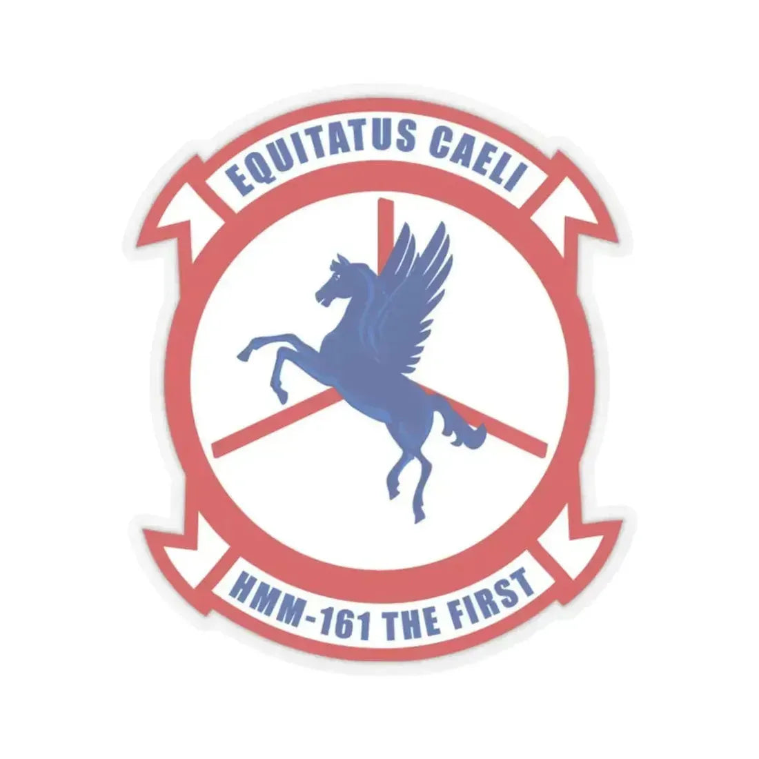 Marine Medium Tiltrotor Squadron 161 VMM 161 (USMC) STICKER Vinyl Kiss-Cut Decal 2 Inch Transparent - The Sticker Space