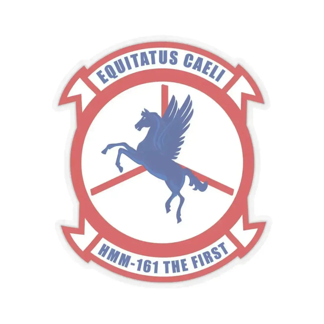 Marine Medium Tiltrotor Squadron 161 VMM 161 (USMC) STICKER Vinyl Kiss-Cut Decal 3 Inch Transparent - The Sticker Space