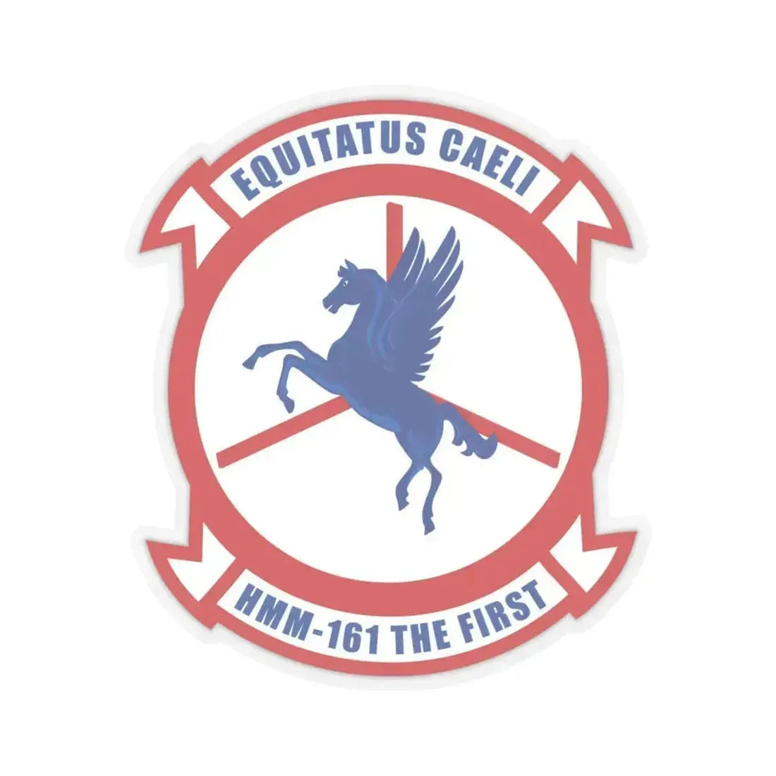 Marine Medium Tiltrotor Squadron 161 VMM 161 (USMC) STICKER Vinyl Kiss-Cut Decal 6 Inch Transparent - The Sticker Space