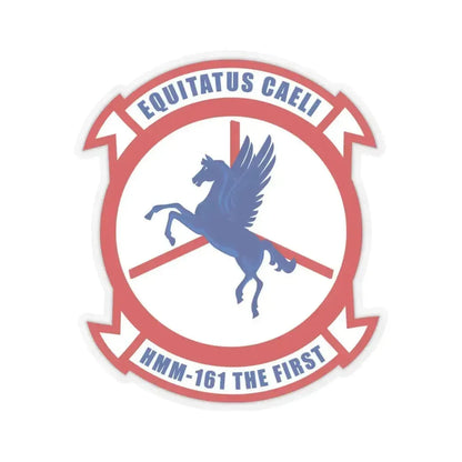 Marine Medium Tiltrotor Squadron 161 VMM 161 (USMC) STICKER Vinyl Kiss-Cut Decal 6 Inch Transparent - The Sticker Space