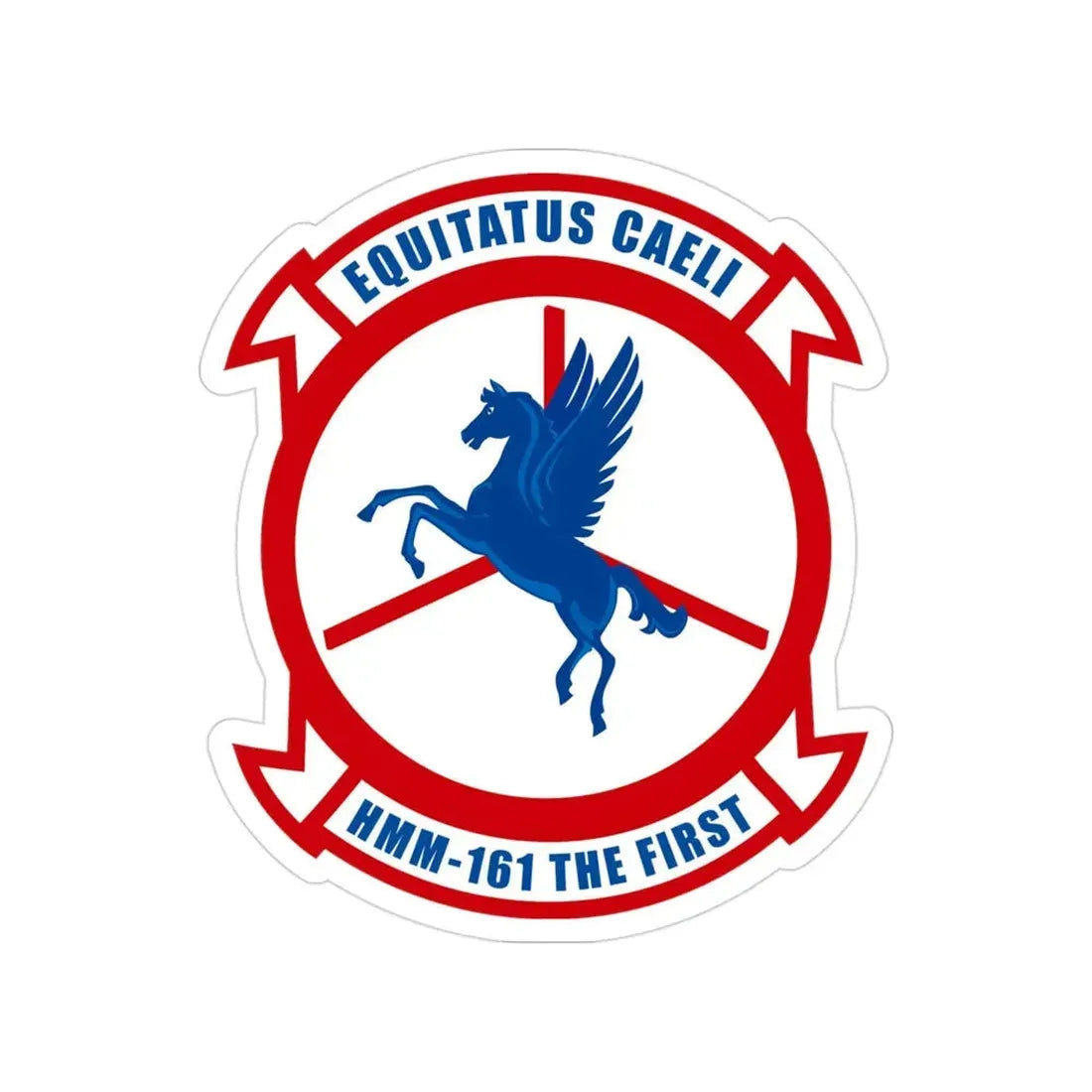 Marine Medium Tiltrotor Squadron 161 VMM 161 (USMC) Transparent STICKER Die-Cut Vinyl Decal 3 Inch - The Sticker Space