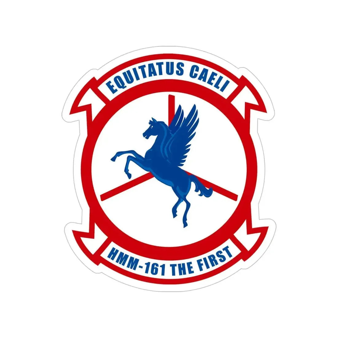 Marine Medium Tiltrotor Squadron 161 VMM 161 (USMC) Transparent STICKER Die-Cut Vinyl Decal 5 Inch - The Sticker Space