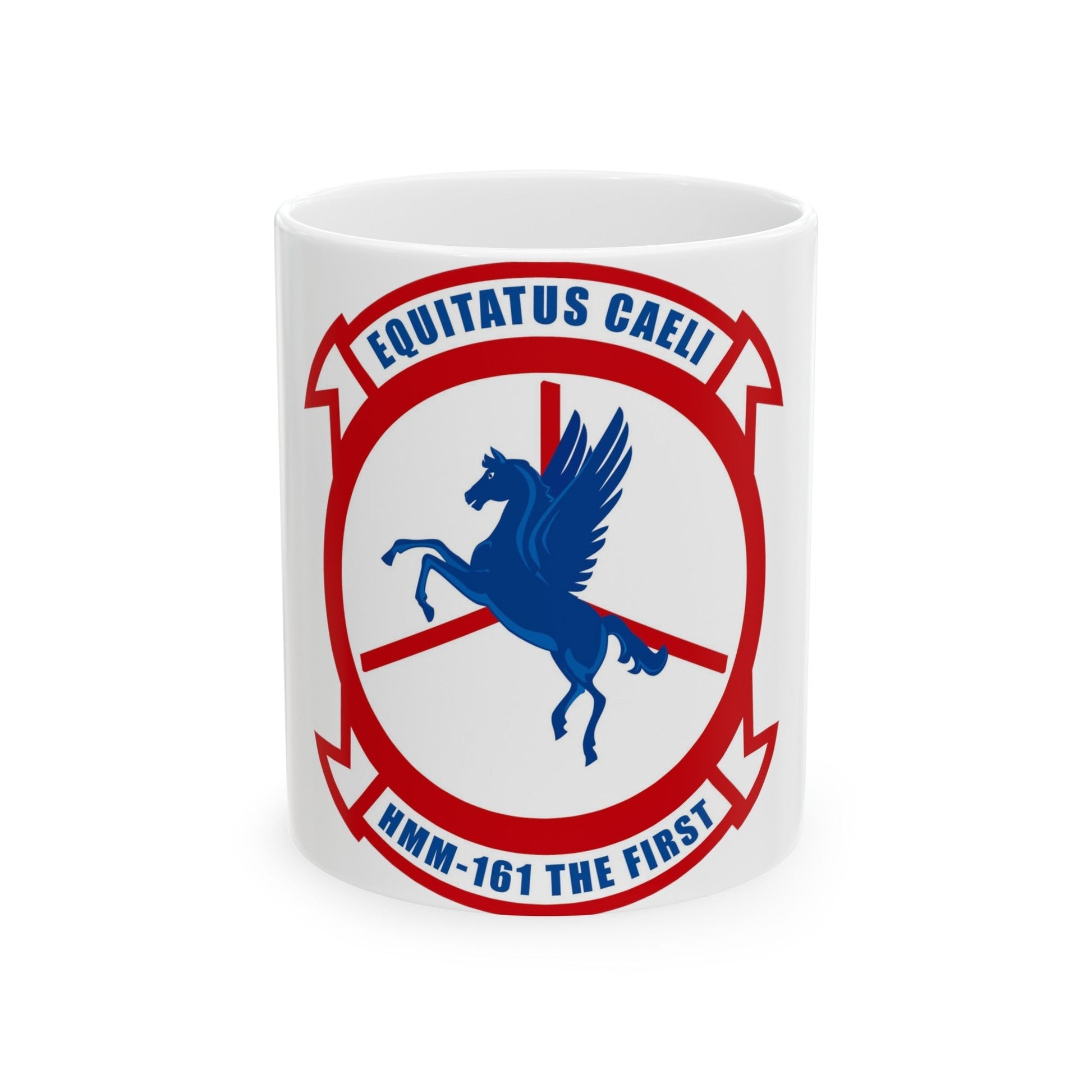 Marine Medium Tiltrotor Squadron 161 VMM 161 (USMC) White Coffee Mug-11oz-The Sticker Space