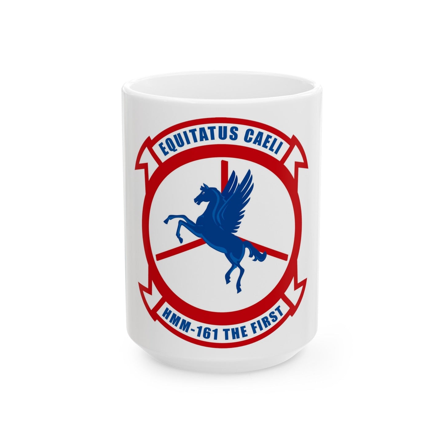 Marine Medium Tiltrotor Squadron 161 VMM 161 (USMC) White Coffee Mug-15oz-The Sticker Space