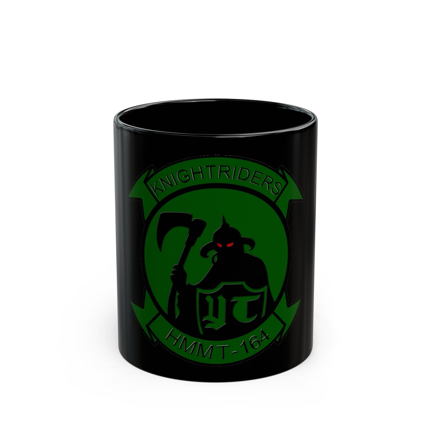 Marine Medium Tiltrotor Squadron 164 VMM 164 (USMC) Black Coffee Mug-11oz-The Sticker Space