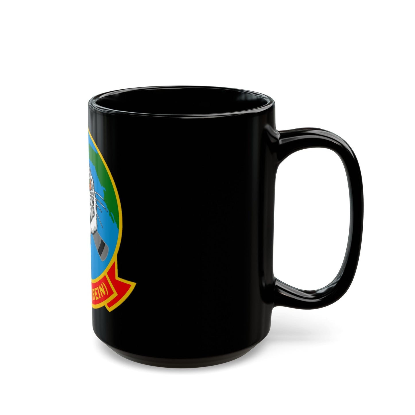 Marine Medium Tiltrotor Squadron 262 VMM 262 (USMC) Black Coffee Mug-The Sticker Space