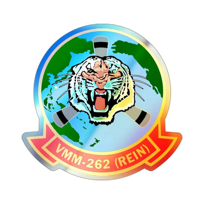 Marine Medium Tiltrotor Squadron 262 VMM 262 (USMC) Holographic STICKER Die-Cut Vinyl Decal - The Sticker Space