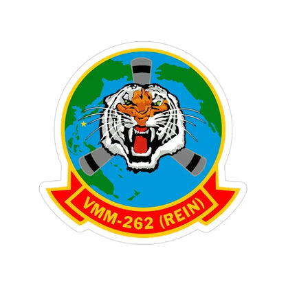 Marine Medium Tiltrotor Squadron 262 VMM 262 (USMC) Transparent STICKER Die-Cut Vinyl Decal 3 Inch - The Sticker Space
