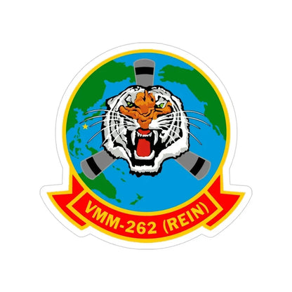 Marine Medium Tiltrotor Squadron 262 VMM 262 (USMC) Transparent STICKER Die-Cut Vinyl Decal 6 Inch - The Sticker Space