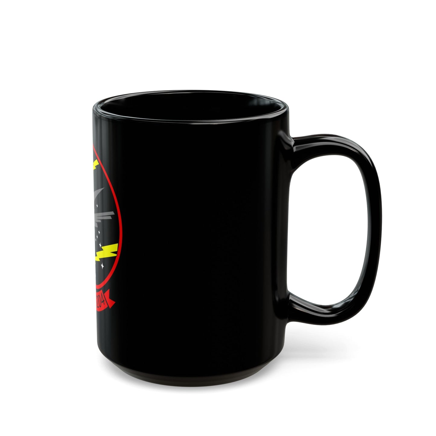 Marine Medium Tiltrotor Training Squadron 204 VMMT 204 (USMC) Black Coffee Mug-The Sticker Space