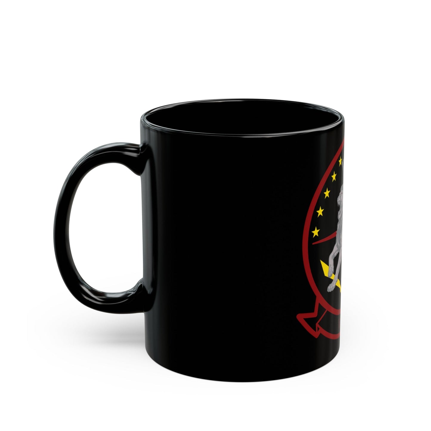 Marine Operational Test and Evaluation Squadron One VMX 1 (USMC) Black Coffee Mug-The Sticker Space