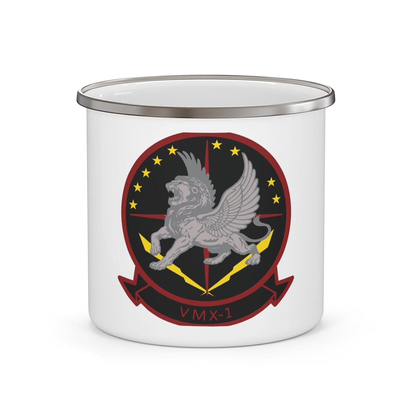 Marine Operational Test and Evaluation Squadron One VMX 1 (USMC) Enamel Mug-12oz-The Sticker Space