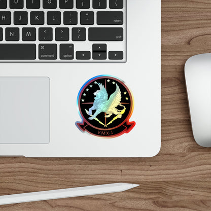 Marine Operational Test and Evaluation Squadron One VMX 1 (USMC) Holographic STICKER Die-Cut Vinyl Decal-The Sticker Space