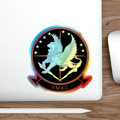 Marine Operational Test and Evaluation Squadron One VMX 1 (USMC) Holographic STICKER Die-Cut Vinyl Decal-The Sticker Space