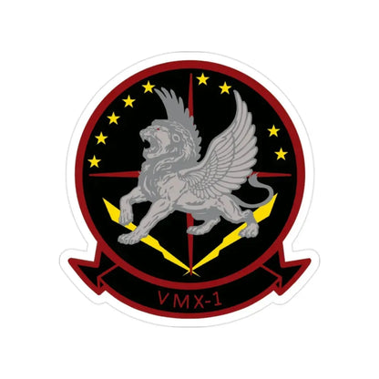 Marine Operational Test and Evaluation Squadron One VMX 1 (USMC) Transparent STICKER Die-Cut Vinyl Decal 2 Inch - The Sticker Space
