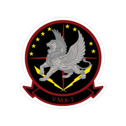 Marine Operational Test and Evaluation Squadron One VMX 1 (USMC) Transparent STICKER Die-Cut Vinyl Decal - The Sticker Space