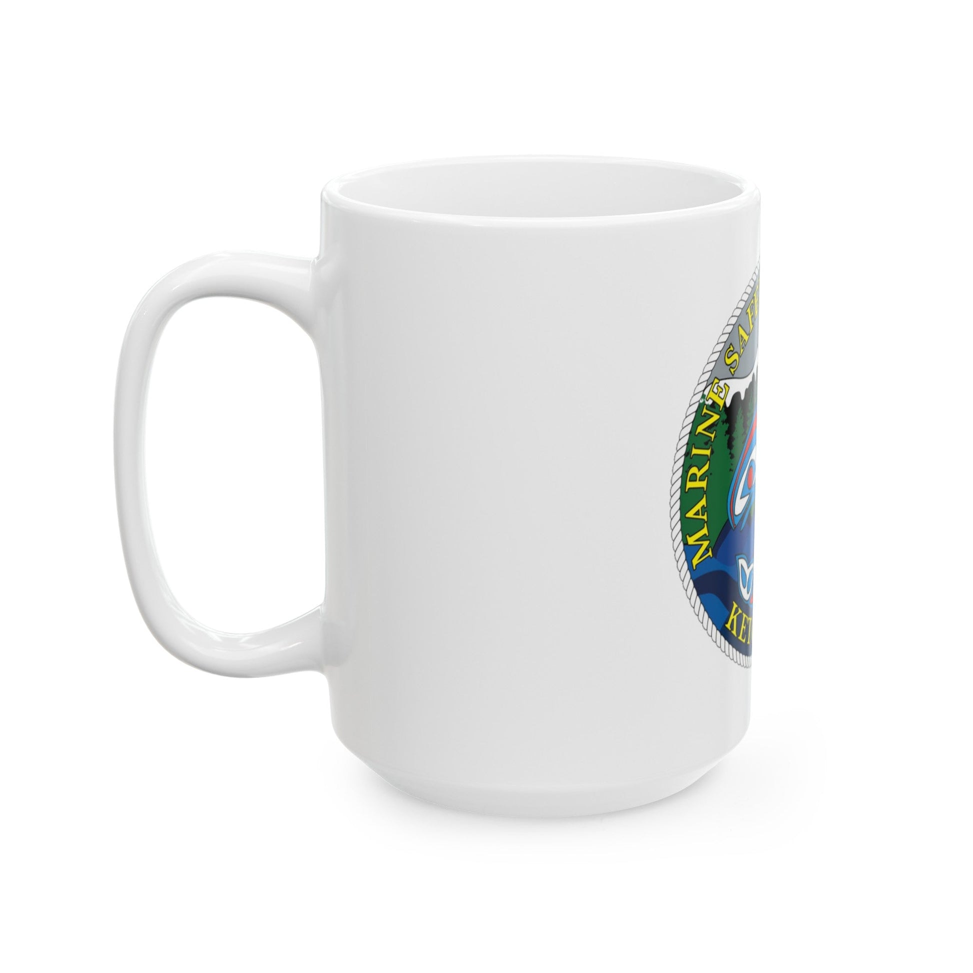 Marine Safety Detachment Ketchikan (U.S. Coast Guard) White Coffee Mug-The Sticker Space