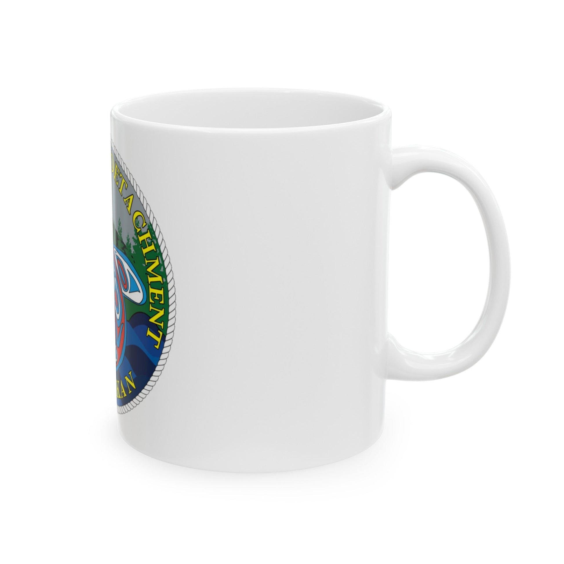 Marine Safety Detachment Ketchikan (U.S. Coast Guard) White Coffee Mug-The Sticker Space