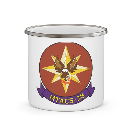 Marine Tactical Air Command Squadron 38 (USMC) Enamel Mug-12oz-The Sticker Space