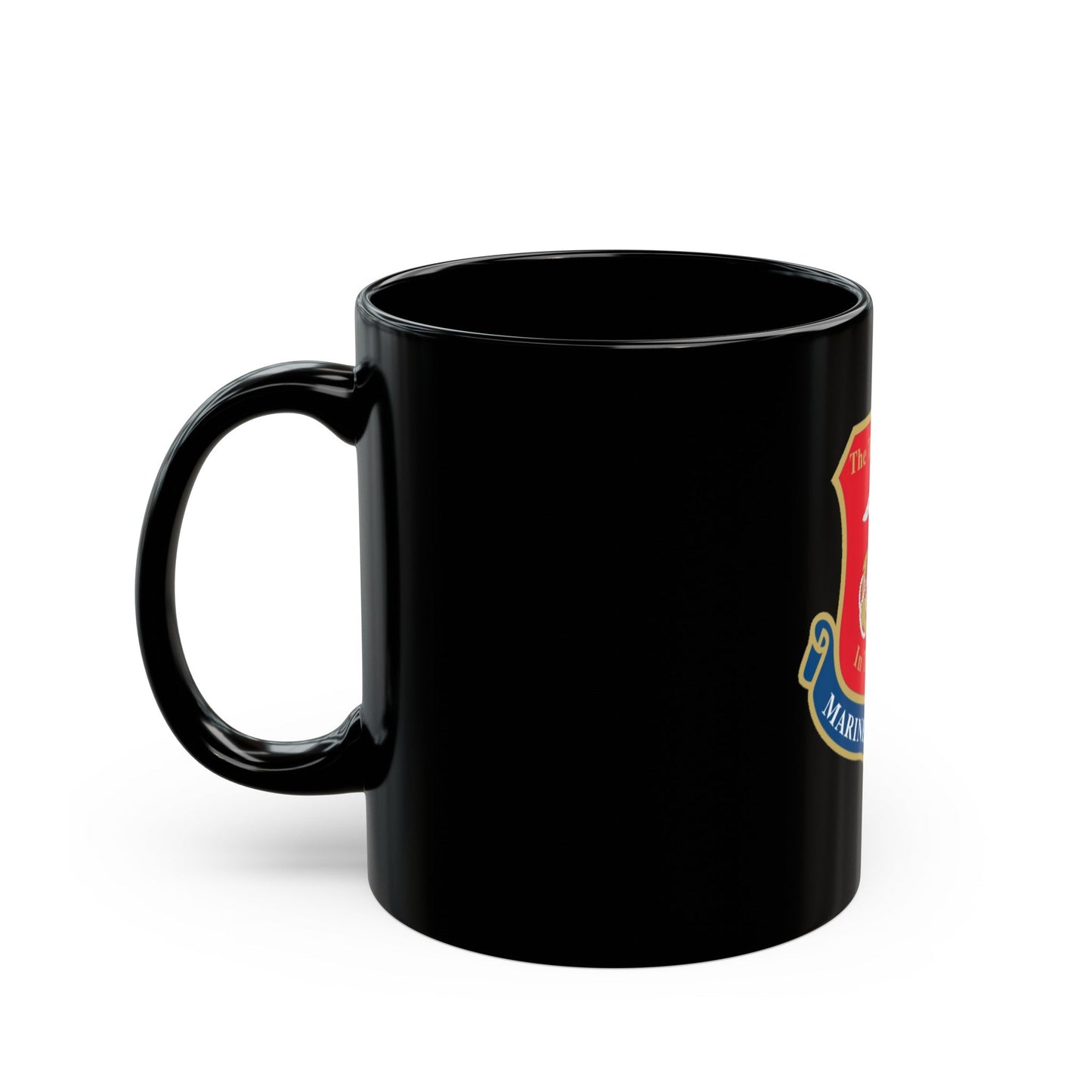 Marine Wife (USMC) Black Coffee Mug-The Sticker Space