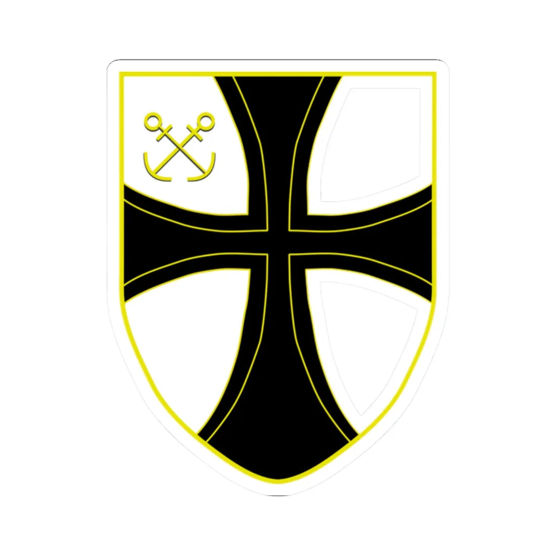 Marineamt (Germany) (Coat of Arms) STICKER Vinyl Kiss-Cut Decal 2 Inch White - The Sticker Space