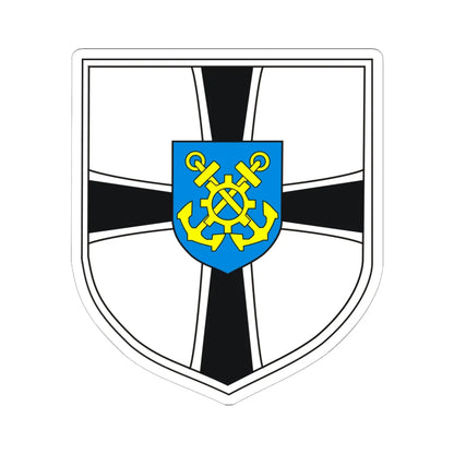 Marineamt-Wappen (Germany) (Coat of Arms) STICKER Vinyl Kiss-Cut Decal 6 Inch White - The Sticker Space