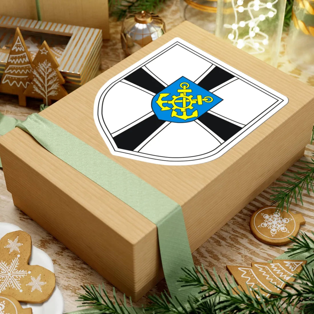 Marineamt-Wappen (Germany) (Coat of Arms) STICKER Vinyl Kiss-Cut Decal - The Sticker Space