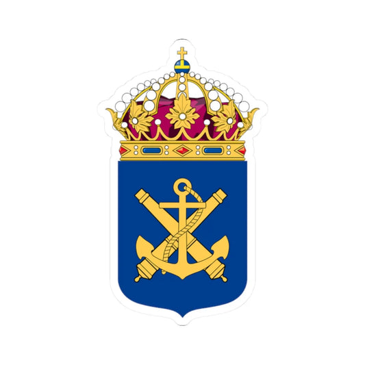 Marinen vapen bra (Sweden) (Coat of Arms) STICKER Vinyl Kiss-Cut Decal 2 Inch White - The Sticker Space