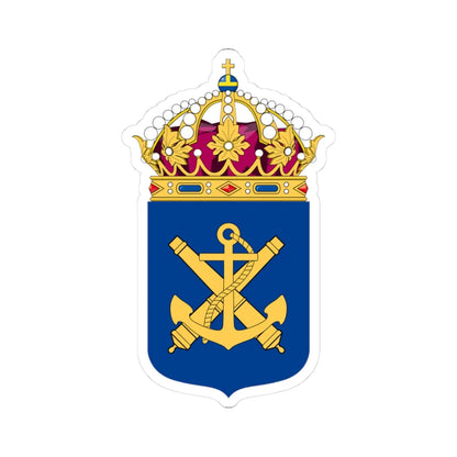 Marinen vapen bra (Sweden) (Coat of Arms) STICKER Vinyl Kiss-Cut Decal 3 Inch White - The Sticker Space