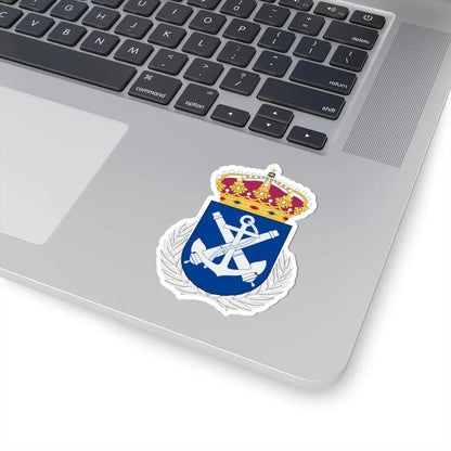 Marinens officershögskola vapen (Sweden) (Coat of Arms) STICKER Vinyl Kiss-Cut Decal - The Sticker Space