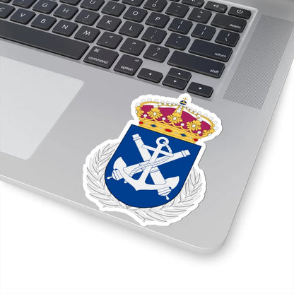 Marinens officershögskola vapen (Sweden) (Coat of Arms) STICKER Vinyl Kiss-Cut Decal - The Sticker Space