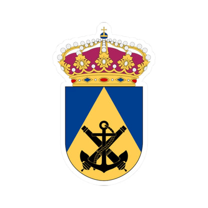Marinens taktiska centrum vapen (Sweden) (Coat of Arms) STICKER Vinyl Kiss-Cut Decal 2 Inch White - The Sticker Space