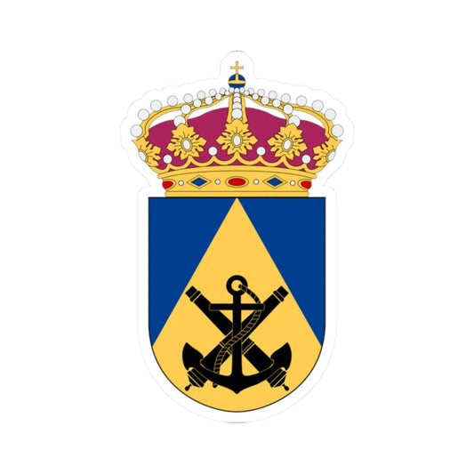Marinens taktiska centrum vapen (Sweden) (Coat of Arms) STICKER Vinyl Kiss-Cut Decal 2 Inch White - The Sticker Space