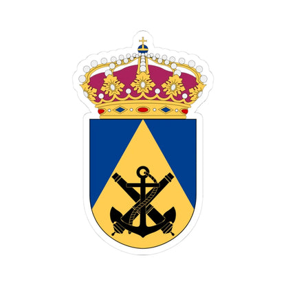 Marinens taktiska centrum vapen (Sweden) (Coat of Arms) STICKER Vinyl Kiss-Cut Decal 3 Inch White - The Sticker Space