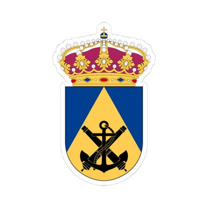 Marinens taktiska centrum vapen (Sweden) (Coat of Arms) STICKER Vinyl Kiss-Cut Decal 4 Inch White - The Sticker Space