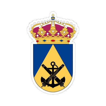 Marinens taktiska centrum vapen (Sweden) (Coat of Arms) STICKER Vinyl Kiss-Cut Decal 6 Inch White - The Sticker Space