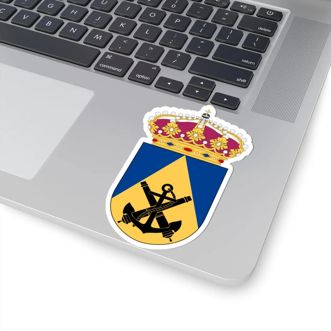 Marinens taktiska centrum vapen (Sweden) (Coat of Arms) STICKER Vinyl Kiss-Cut Decal - The Sticker Space