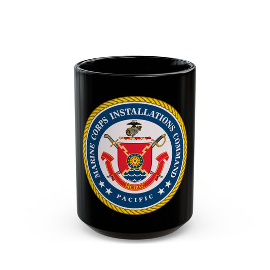 Marines Corps Installations Command Pacific (USMC) Black Coffee Mug-15oz-The Sticker Space