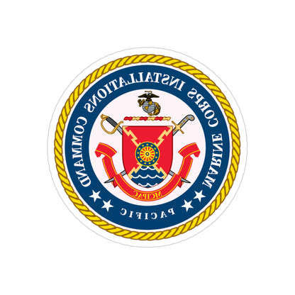 Marines Corps Installations Command Pacific (USMC) REVERSE PRINT Transparent STICKER-6 Inch-The Sticker Space